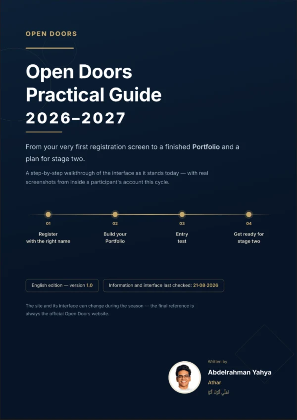 Cover of the Open Doors Practical Guide 2026–2027
